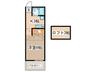 ハイム都III【1階】の間取り