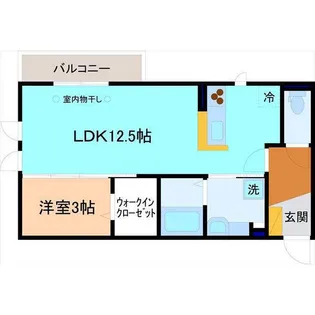 ポンパブランカI【2階】の間取り