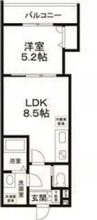 プランドール東雪谷【2階】の間取り