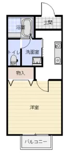 ボアソルテンB棟【2階】の間取り