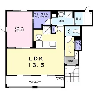 カレント・S【1階】の間取り