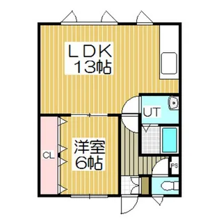 Lapin Blanc A【1階】の間取り