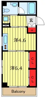 ノベル駒込【2階】の間取り