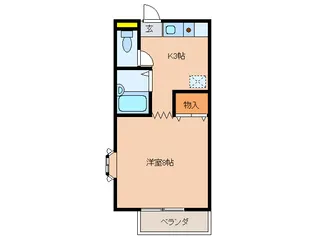 リバ-サイド名塚【2階】の間取り