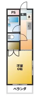 パークサイドハイツ【1階】の間取り