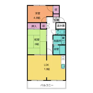 グリーンフォレスト【1階】の間取り