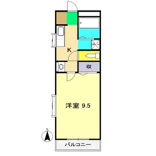 シェモアエマール【2階】の間取り