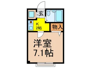 リバティー常盤台【3階】の間取り