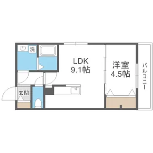 ASTER NANGOXIV【2階】の間取り