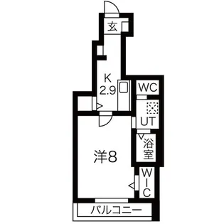 グリシーヌ【1階】の間取り