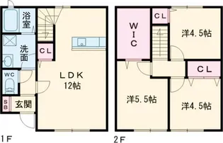 Maison Blanche IIの間取り