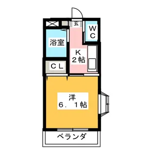 インペリアルトパーズ西日暮里【3階】の間取り