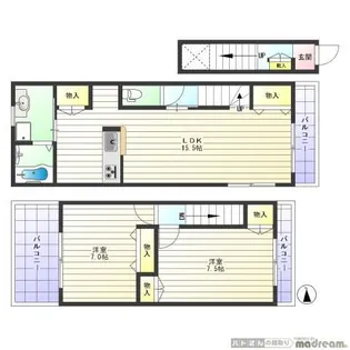 belle neigeの間取り