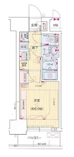 プレリス花の木オルディア【5階】の間取り