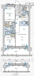GENOVIA赤羽【7階】の間取り