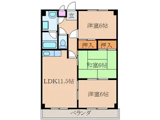 ロイヤルオタイ【3階】の間取り