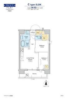 プラウドフラット西蒲田【3階】の間取り