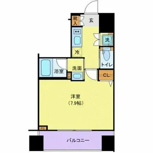 メイクスデザイン新宿【3階】の間取り