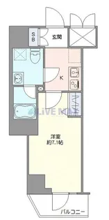 ジェノヴィア川崎III【4階】の間取り