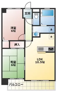 プレステージ明石大久保II【2階】の間取り