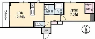 ガーデンズ ヒモリ【3階】の間取り
