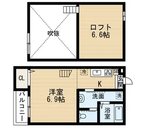 Leaf1八千代台西【2階】の間取り