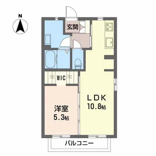 アビタシオン【1階】の間取り