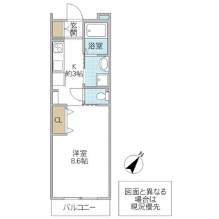 シャルム水戸【2階】の間取り