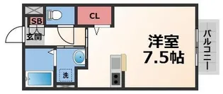 メゾンドゥ長瀬II【2階】の間取り