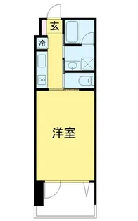 フラット中目黒【5階】の間取り