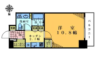 品川タワーフェイス【20階】の間取り