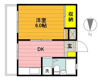ハイムフォルモント【2階】の間取り
