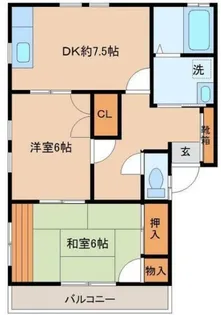 ファミリープラザF【2階】の間取り