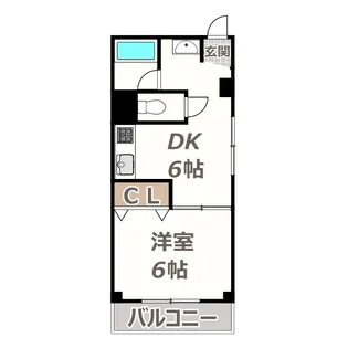 グランデール英II【6階】の間取り