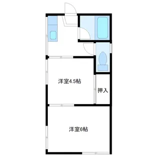 石清ハウスA【1階】の間取り