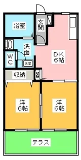 ルミエール上池【1階】の間取り