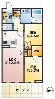アーバン杉並本天沼【1階】の間取り