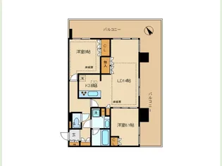 シティタワー新宿【18階】の間取り