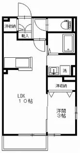 メゾン・ド・ウィステアリアL【2階】の間取り