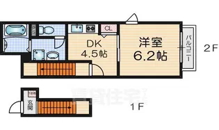 フレーリーコート【1階】の間取り