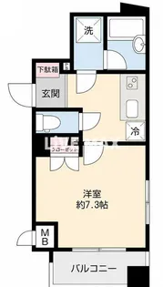 エクセレント三越前【2階】の間取り