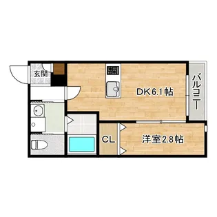 南小泉八軒小路新築AP【2階】の間取り