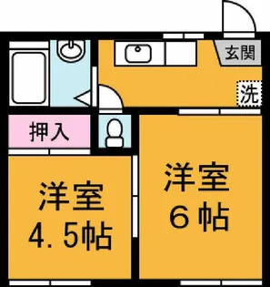 メゾン学園【2階】の間取り