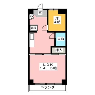 ル・グラン川越【3階】の間取り