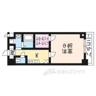 パティーナ太秦天神川【4階】の間取り