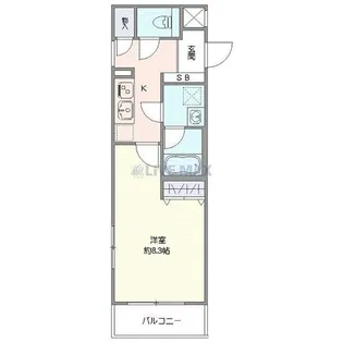 クレヴィスタ成増【1階】の間取り