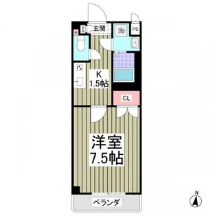 セゾン・ドゥ・ブランシェ千葉中央【4階】の間取り
