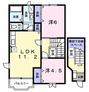 マノワール ヴェールIII【2階】の間取り