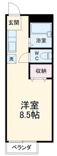 ハイネス森が丘【2階】の間取り