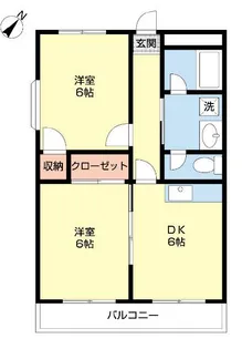 フォルテ久米川【4階】の間取り
